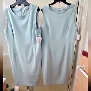 NWT Kasper Beautiful Dress; Sleeveless; Szs 18 and 12. Lined; Zip; $75 Each.